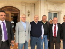With the Russian Ambassador to Lebanon, Alexander Zasypkin.
